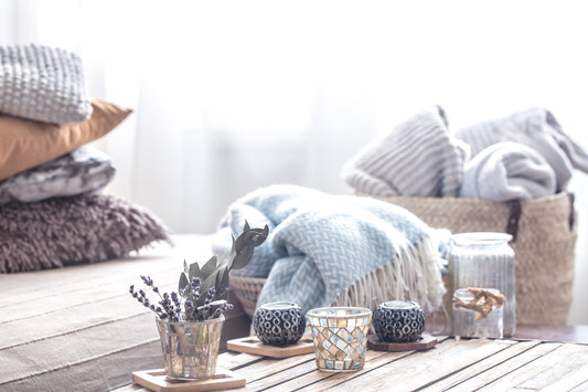 Inspiration for cozy living with handmade candles, unique gifts, home decor ideas
