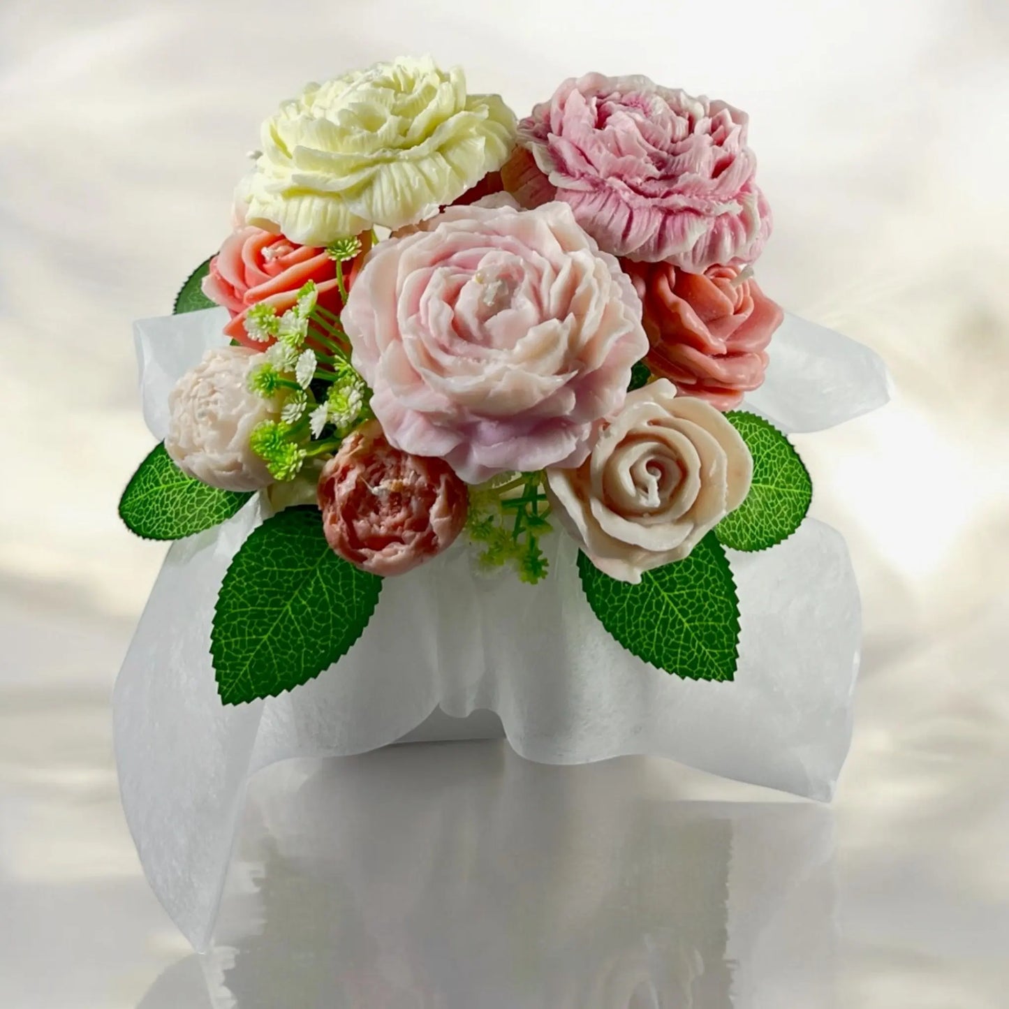 Handcrafted floral elegance in a delightful gift box, perfect for any occasion.
