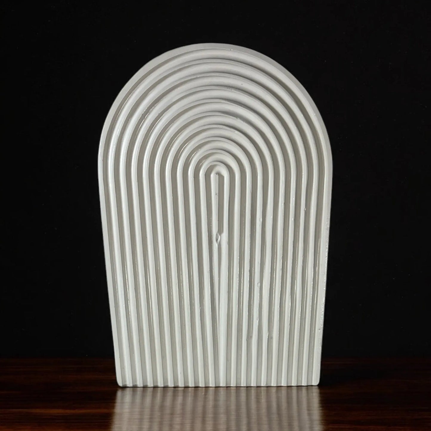 Decorative arched tray, a stylish addition to any home.