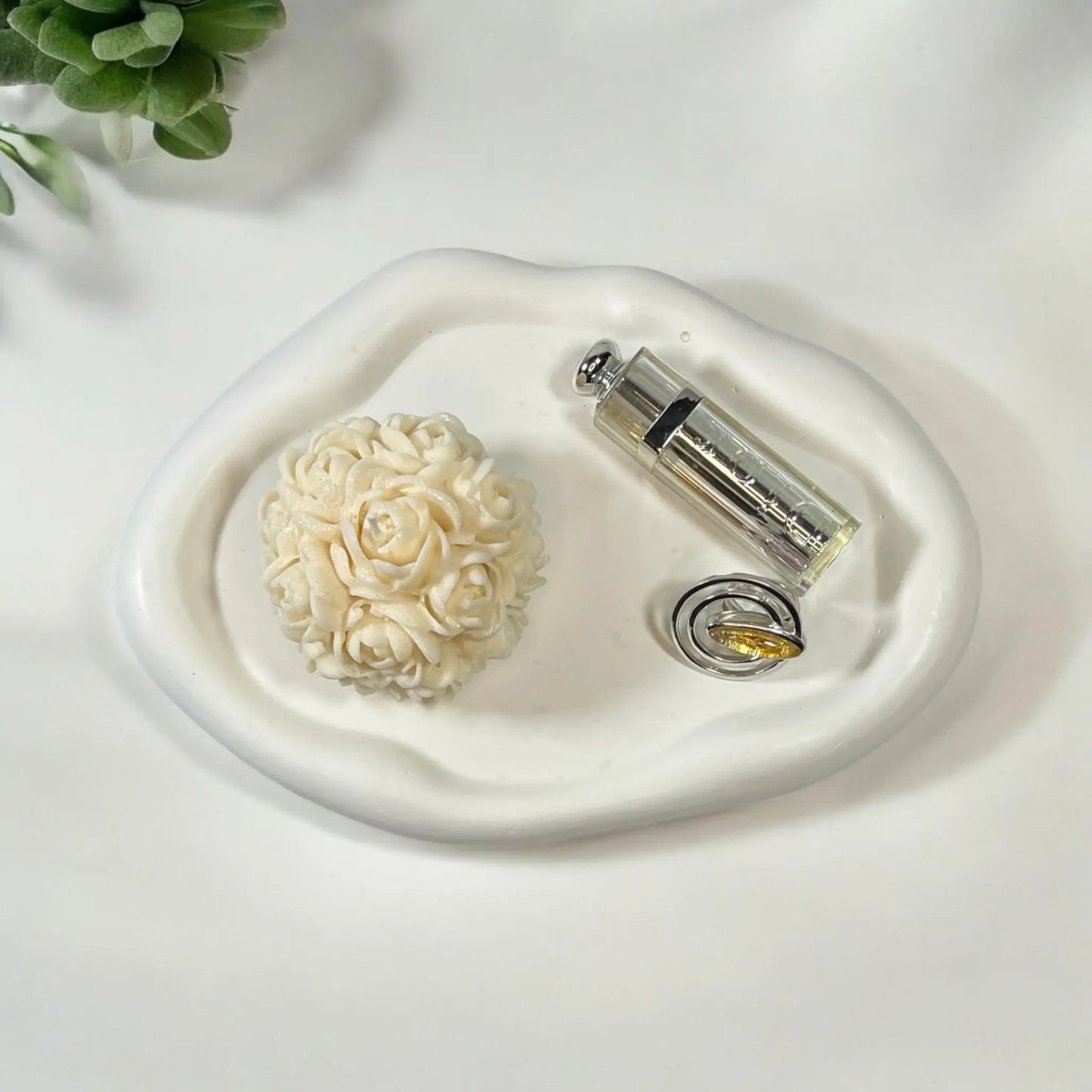 Minimalist home decor tray designed for a clean, modern aesthetic.