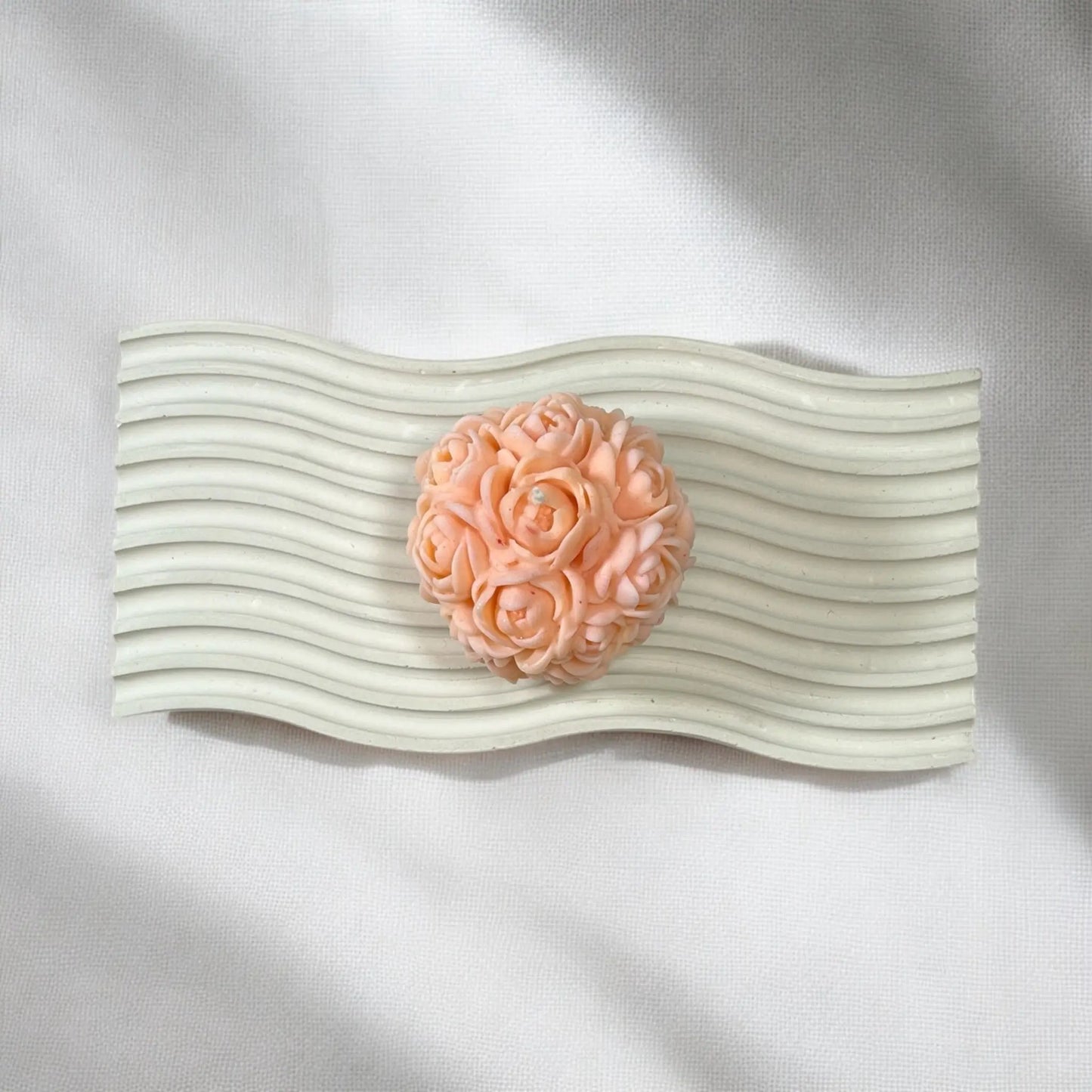 Sleek wave-inspired tray, perfect for home styling.