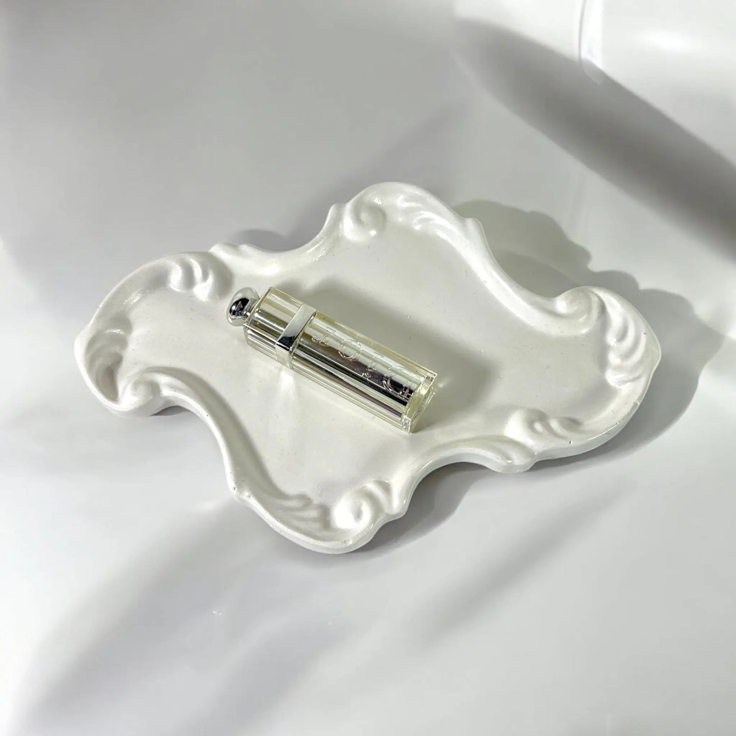 Distressed vintage tray, a perfect addition to shabby-chic decor.