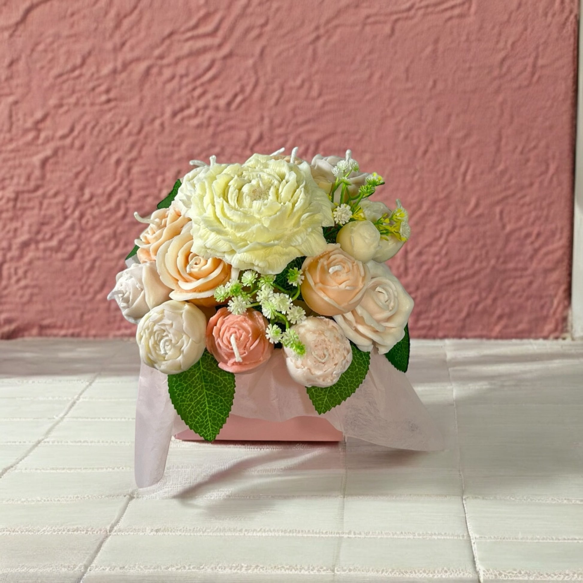 Classic Elegance Candle Bouquets—handmade soy candles in a gift box