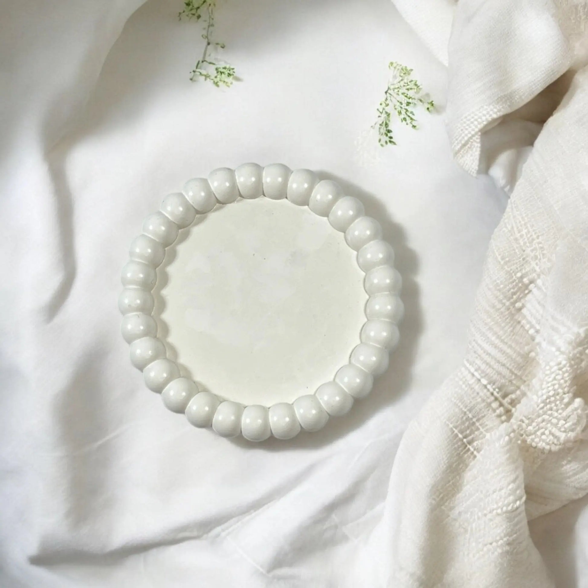 Refined home decor tray designed to showcase candles and other elegant decor pieces.