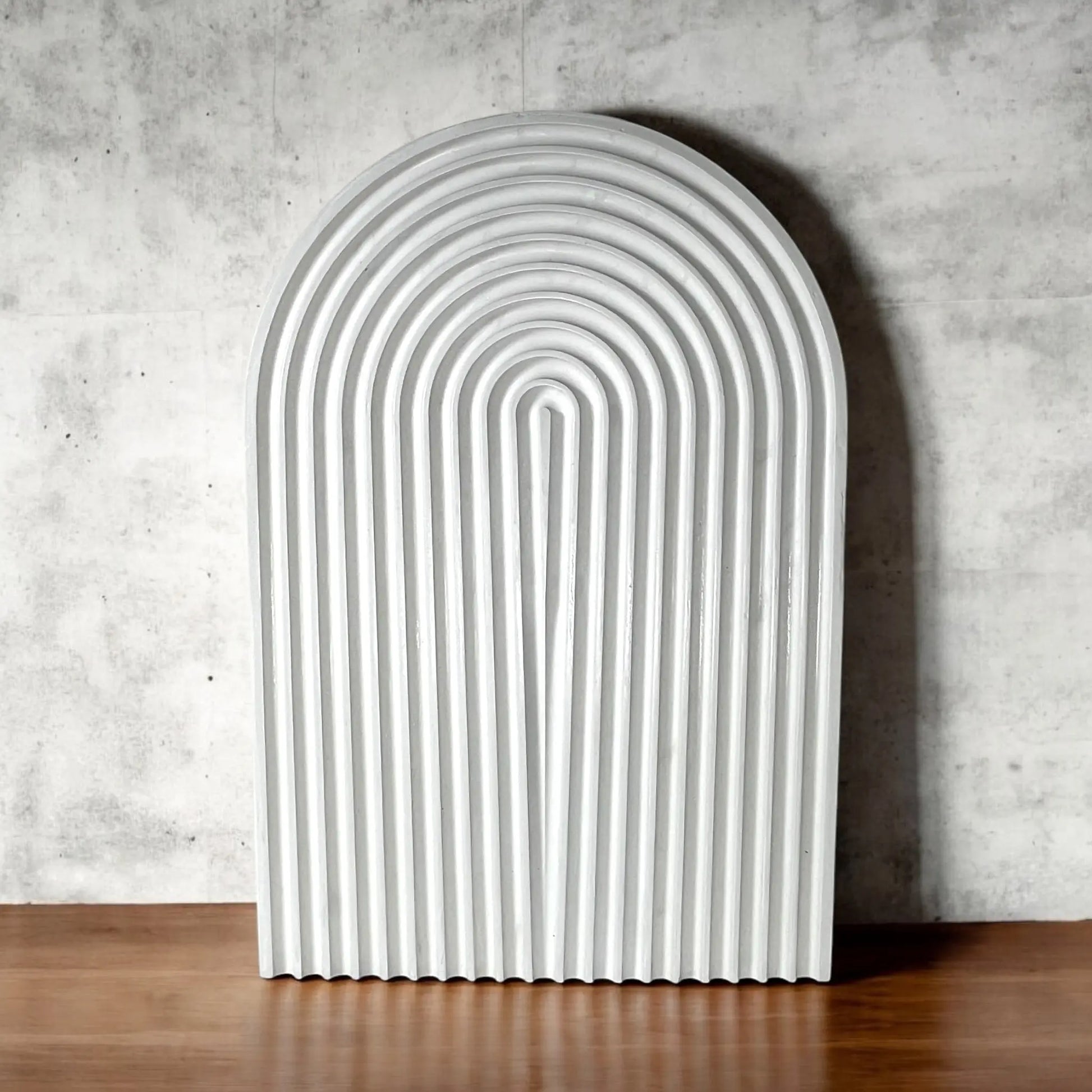 Elegant Arctic Stylish Arched Tray for modern interiors.