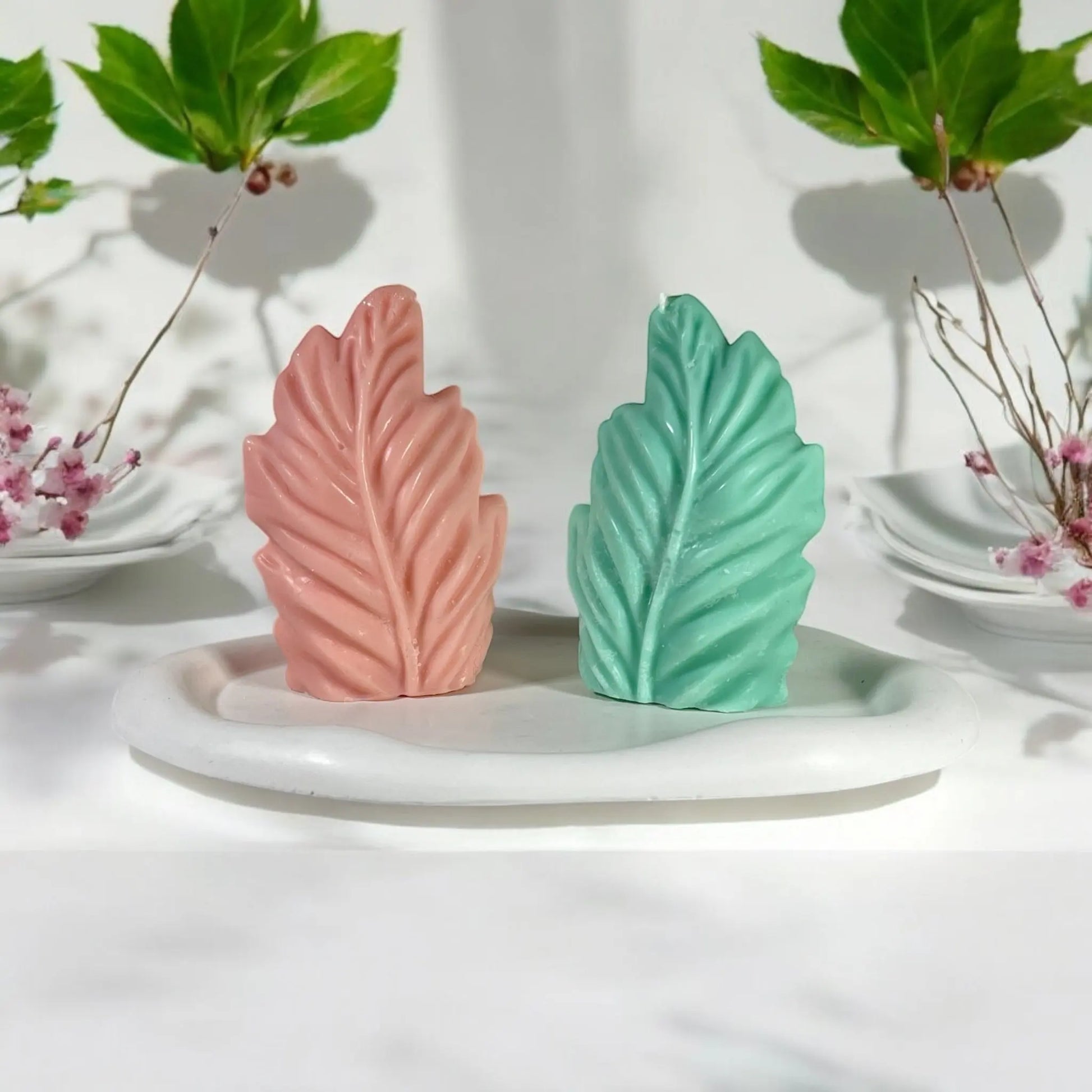 Sleek and minimalistic tray for candles, perfect for any room.