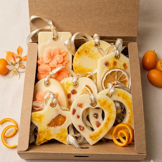 Orange Scented Sachet from Soy Wax – Handmade Aromatic Sachet for Home Fragrance