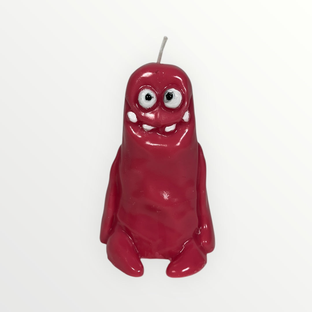 Hauska Monsteri-kynttilä, valmistettu luonnollisesta soijavahasta