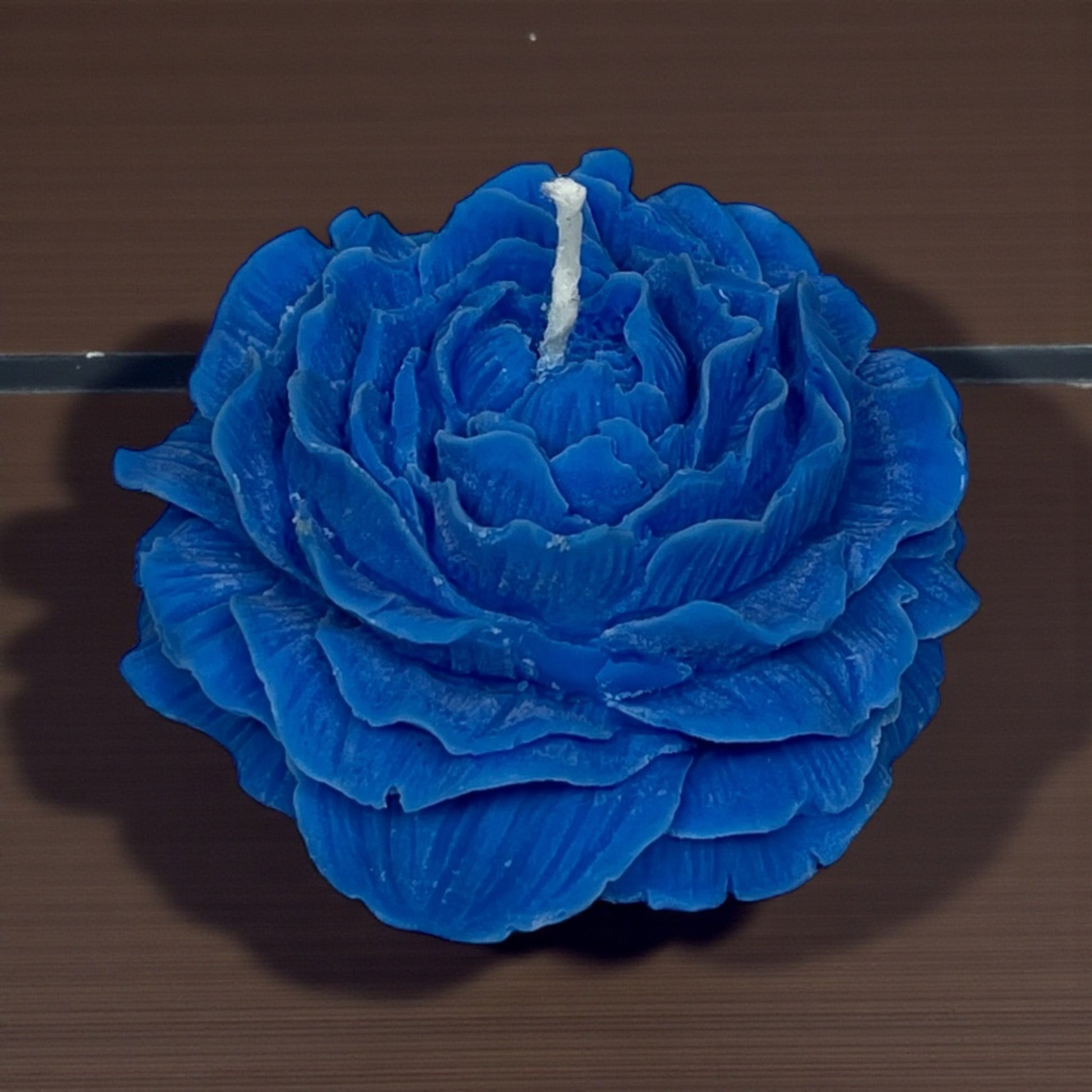 Soijavahasta valettu pioni-kynttilä, ekologinen ja käsintehty